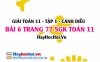 Giải bài 6 trang 77 Toán 11 tập 1 SGK Cánh Diều